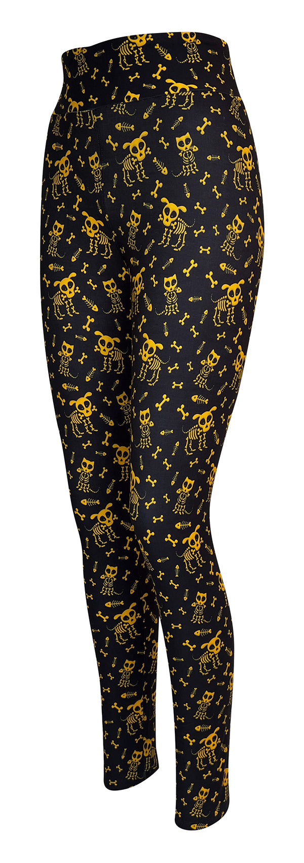 Skeleton Paws-Adult Leggings