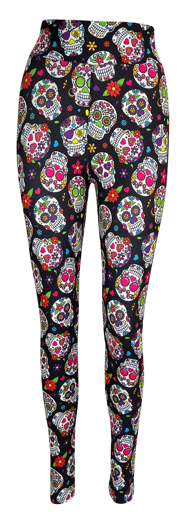 Festival Skulls-Adult Leggings