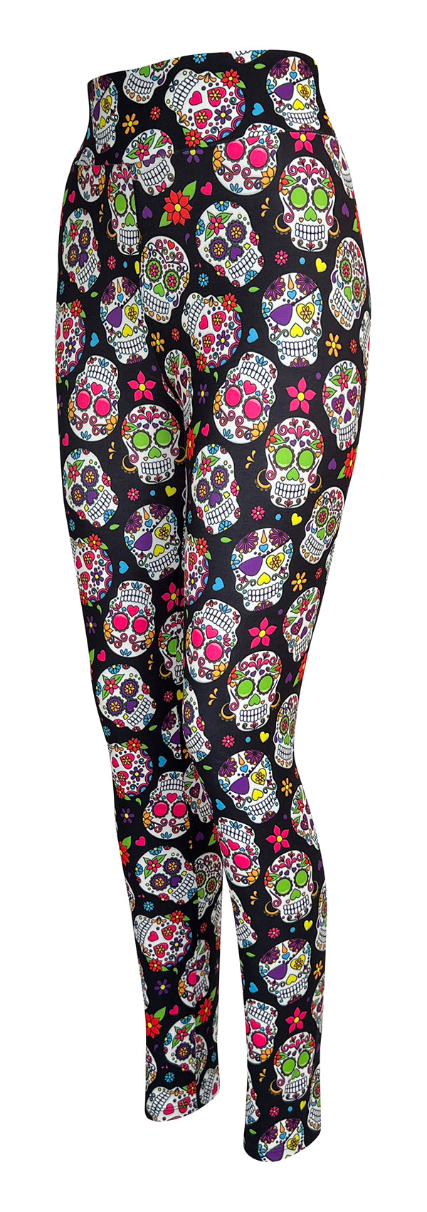 Festival Skulls-Adult Leggings