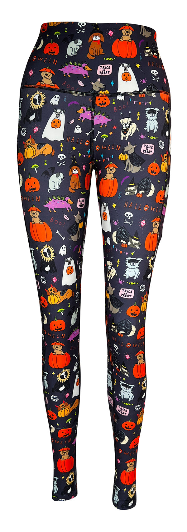 Halloween Hounds + Pockets-Adult Pocket Leggings