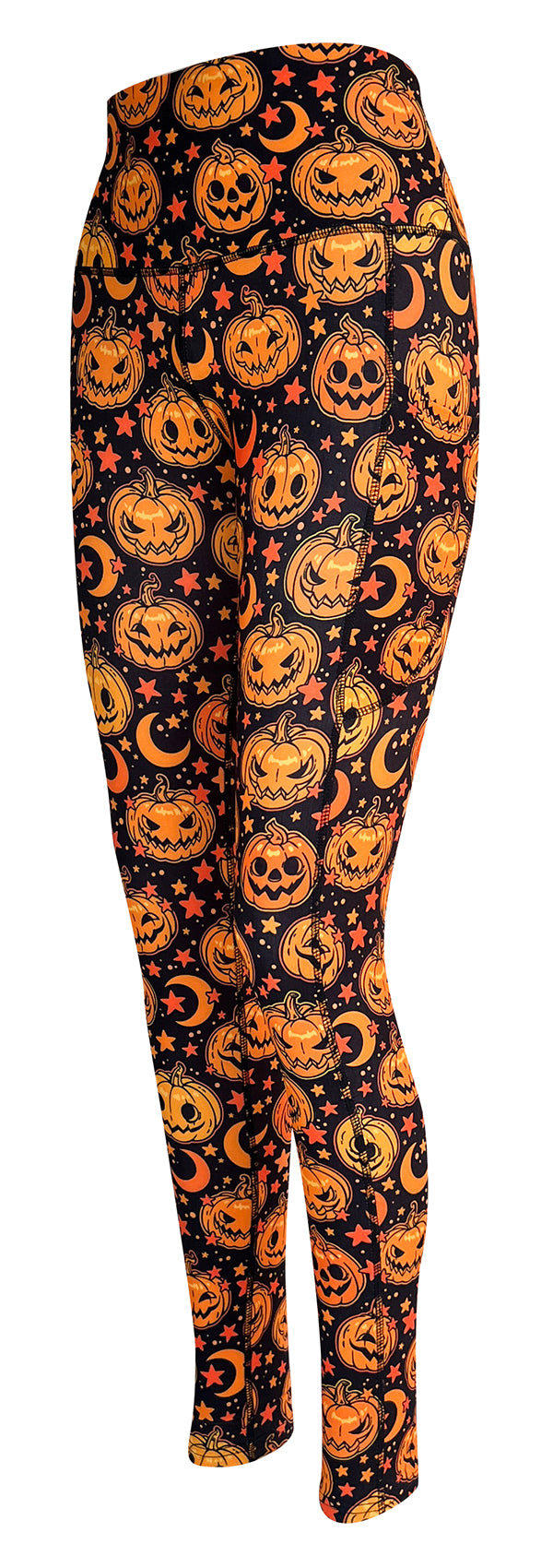 Pumpkin Patch + Pockets-Adult Pocket Leggings