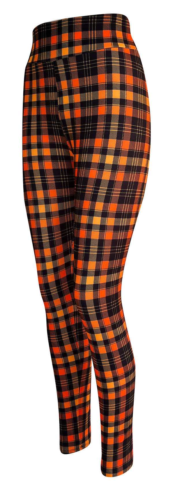 Halloween Tartan-Adult Leggings