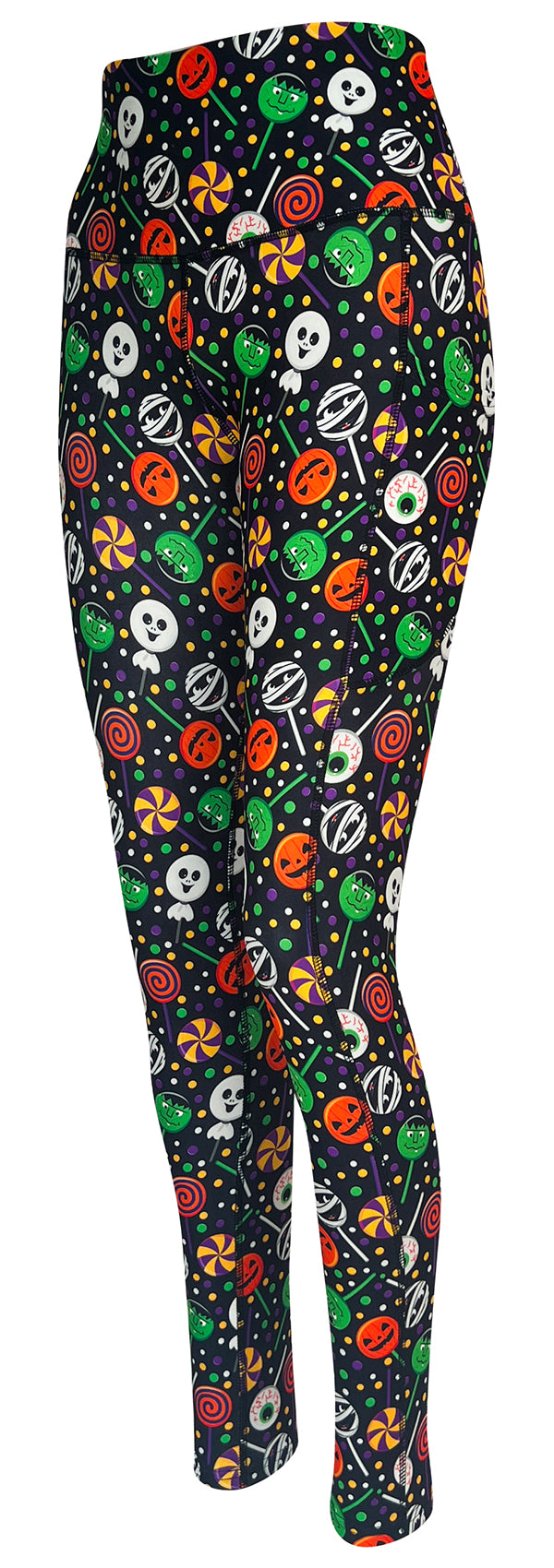 Spooky Sweets + Pockets-Adult Pocket Leggings