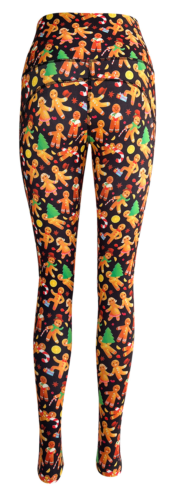 Mr & Mrs Gingerbread + Pockets-Adult Pocket Leggings