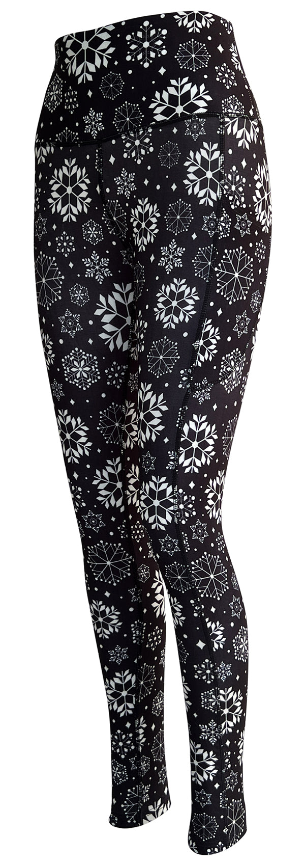 Snow Is Falling + Pockets-Adult Pocket Leggings