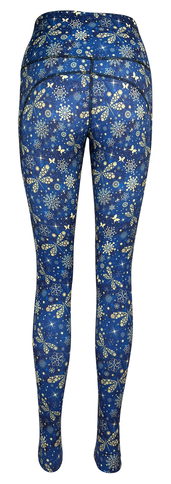 Dragonfly Sparkle + Pockets-Adult Pocket Leggings