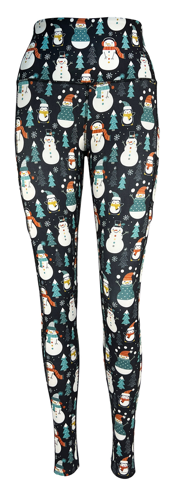 Snowy & Friends + Pockets-Adult Pocket Leggings