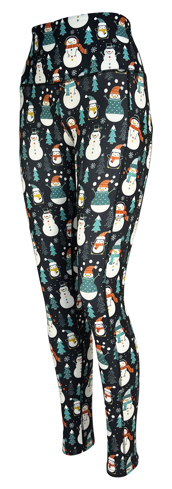 Snowy & Friends + Pockets-Adult Pocket Leggings