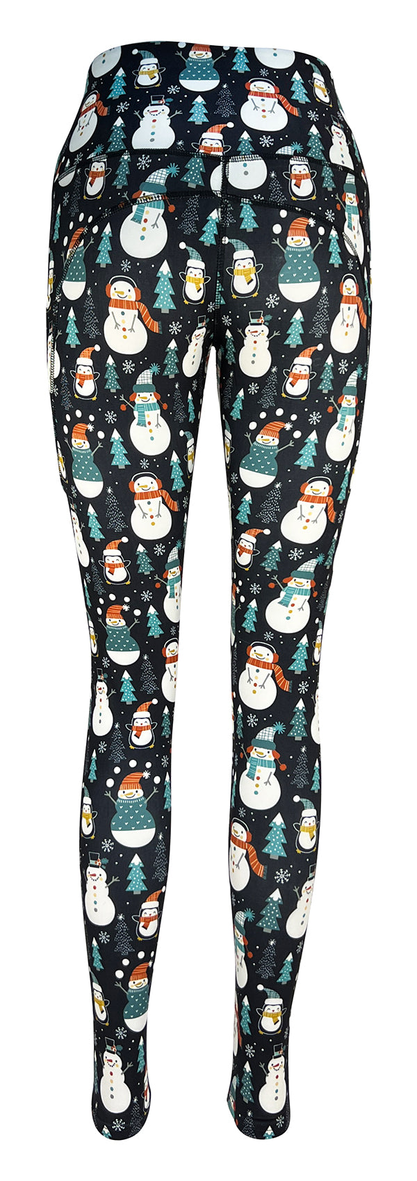 Snowy & Friends + Pockets-Adult Pocket Leggings