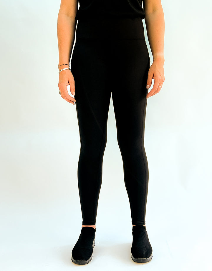Black Magic + Pockets-Adult Pocket Leggings