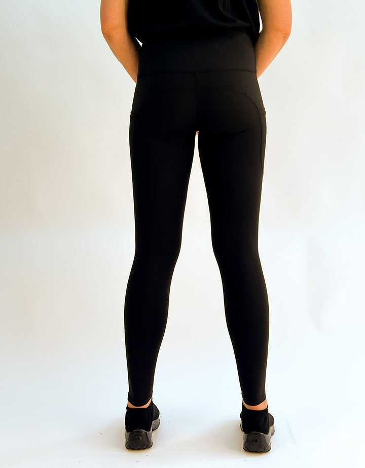 Black Magic + Pockets-Adult Pocket Leggings