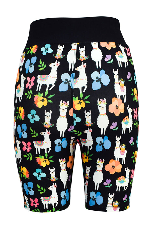 Lou Lou Llama Shorts-Shorts