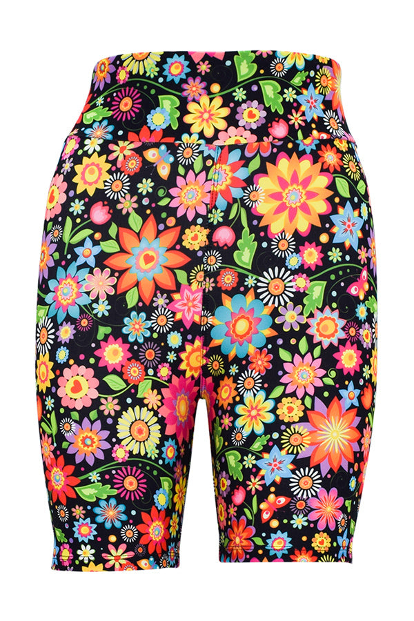 Flower Fiesta Shorts-Shorts
