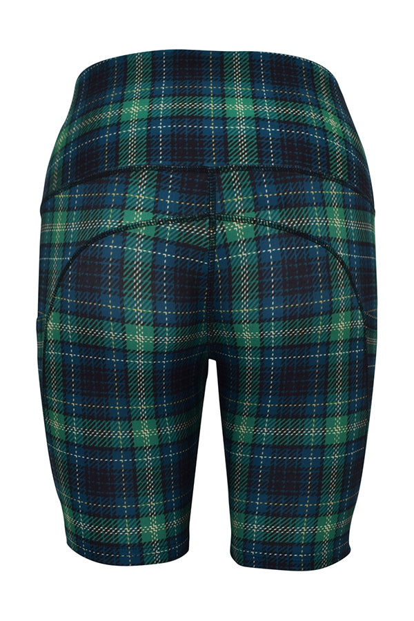 Highland Tartan Shorts + Pockets-Pocket Shorts