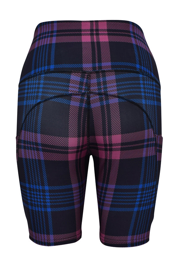 Thistle Tartan Shorts + Pockets-Pocket Shorts