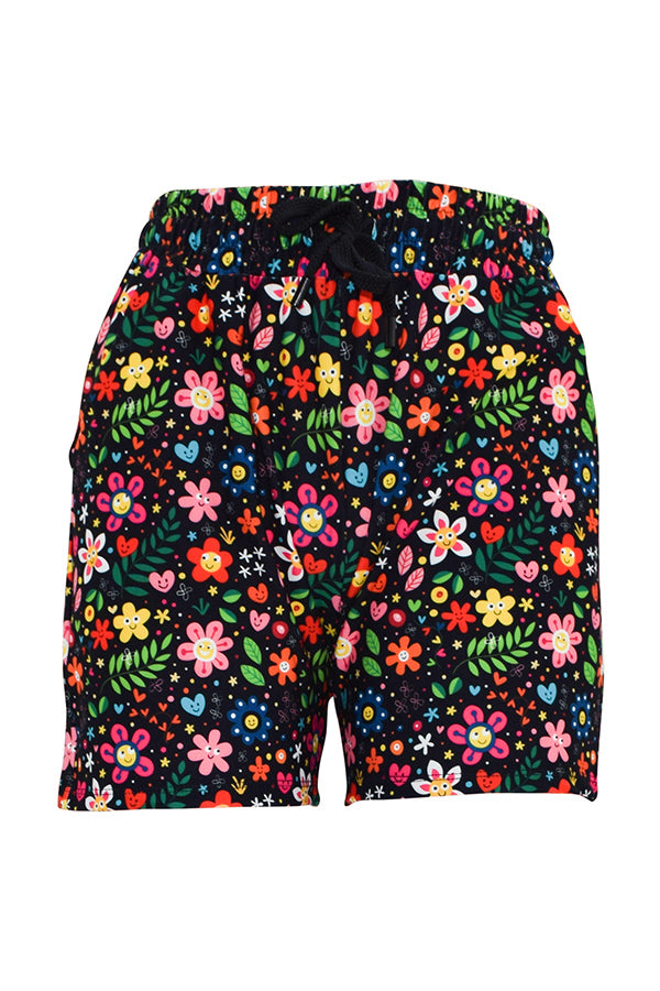 Flower Festival Jogger Shorts-Jogger Shorts