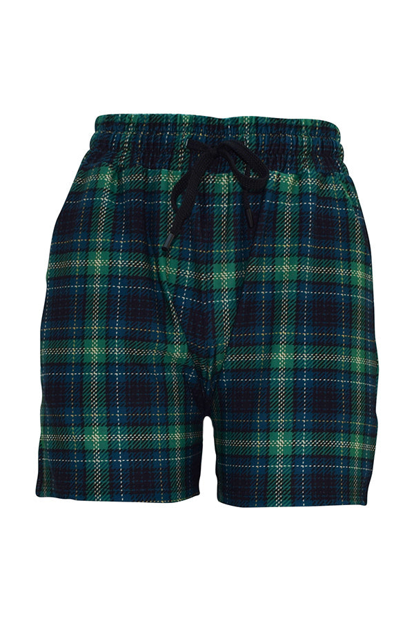 Highland Tartan Jogger Shorts-Jogger Shorts