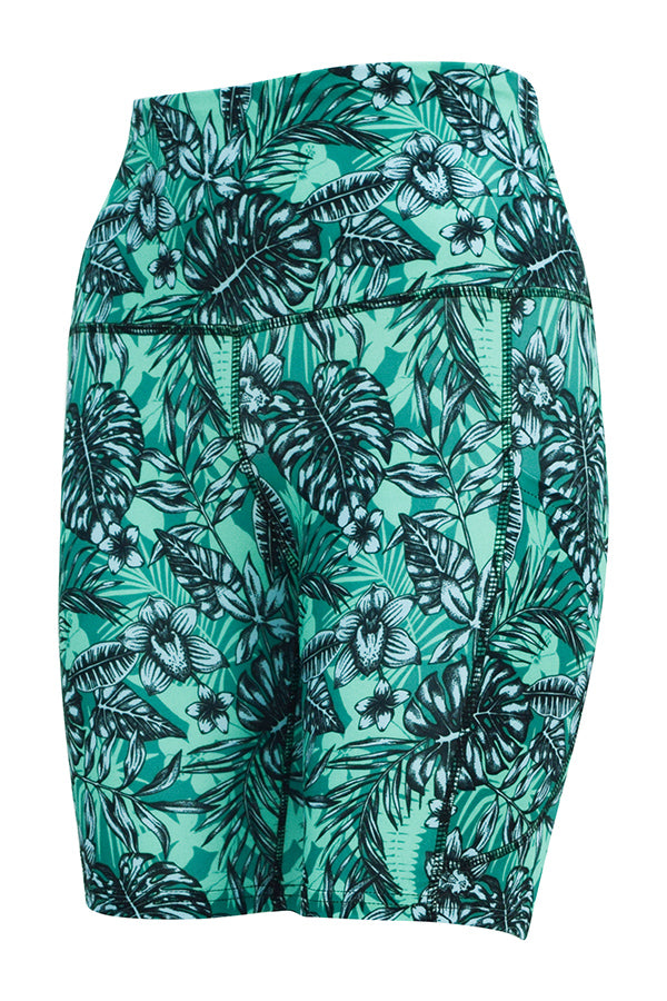 Tropical Paradise Shorts + Pockets-Pocket Shorts