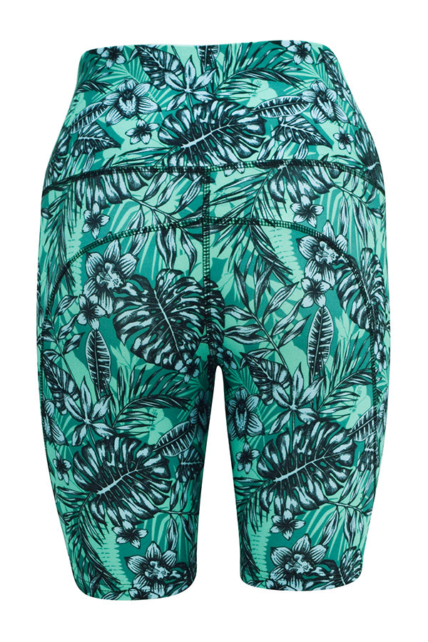 Tropical Paradise Shorts + Pockets-Pocket Shorts