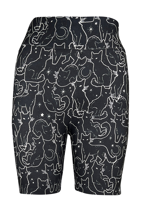 Mystic Cats Shorts-Shorts