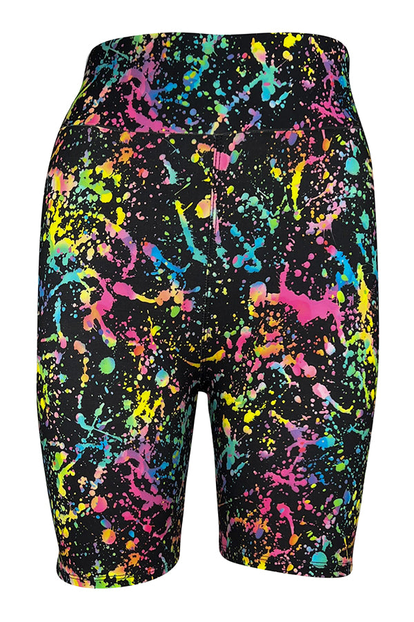 Neon Fusion Shorts-Shorts