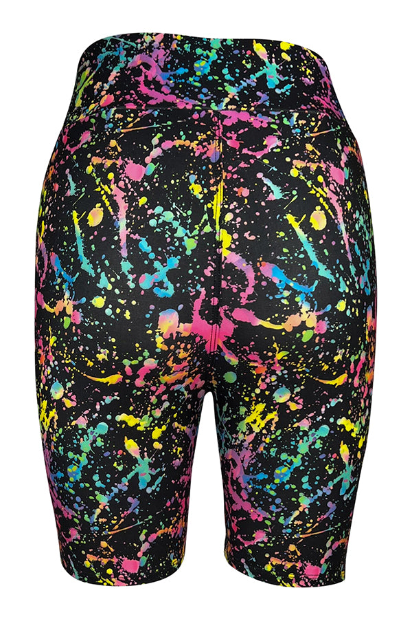 Neon Fusion Shorts-Shorts