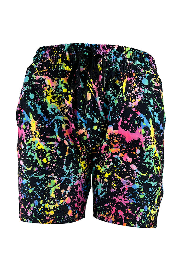 Neon Fusion Jogger Shorts-Jogger Shorts