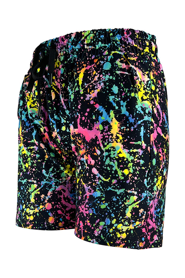 Neon Fusion Jogger Shorts-Jogger Shorts