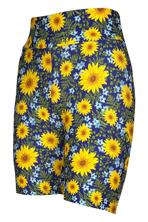 Sunflower Meadow Shorts-Shorts