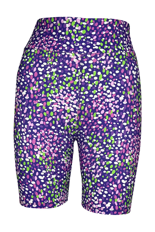 Lavender Confetti Shorts-Shorts