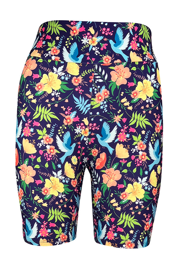 Paradise Birds Shorts-Shorts