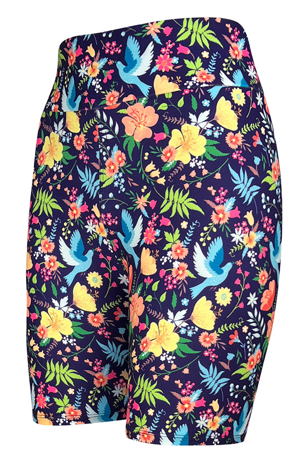 Paradise Birds Shorts-Shorts