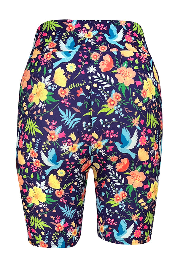 Paradise Birds Shorts-Shorts