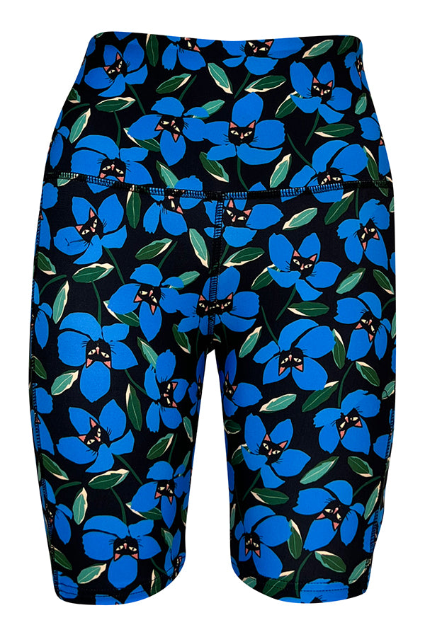 Peekaboo Petals Shorts + Pockets-Pocket Shorts