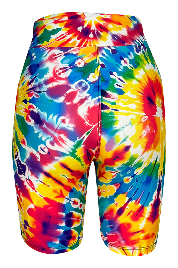 Summer Tie Dye Shorts-Shorts