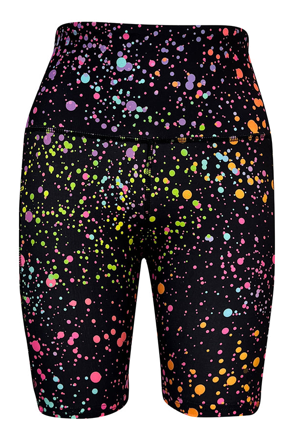 Pink Galaxy Shorts + Pockets-Pocket Shorts