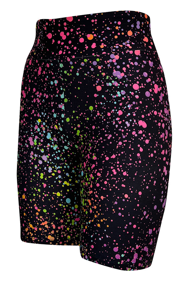 Pink Galaxy Shorts-Shorts
