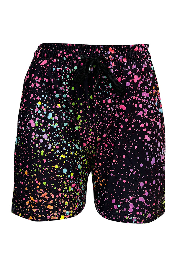 Pink Galaxy Jogger Shorts-Jogger Shorts