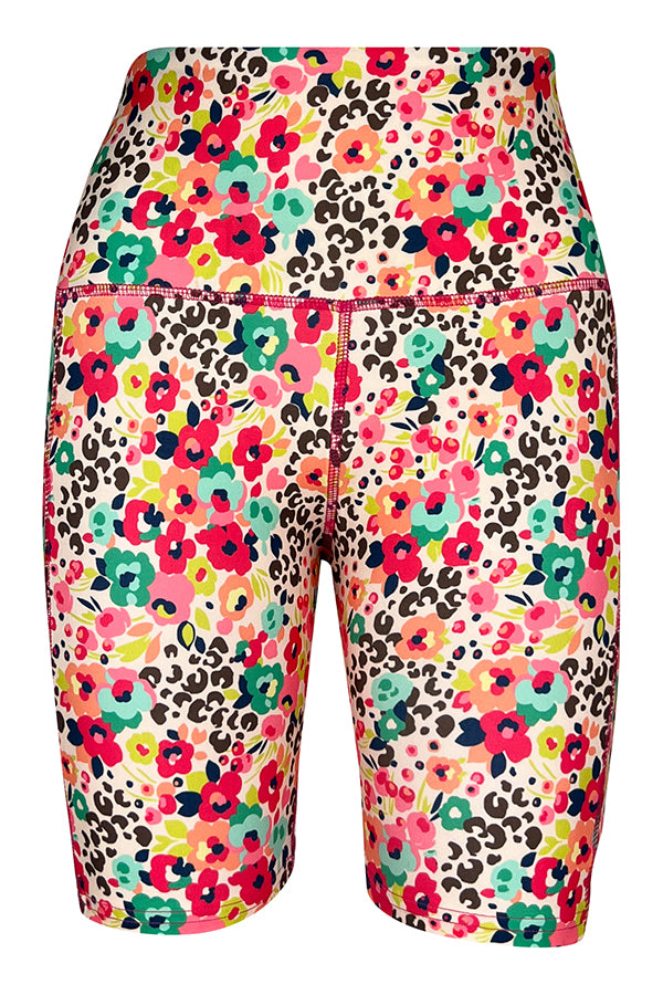 Wildflower Safari Shorts + Pockets-Pocket Shorts