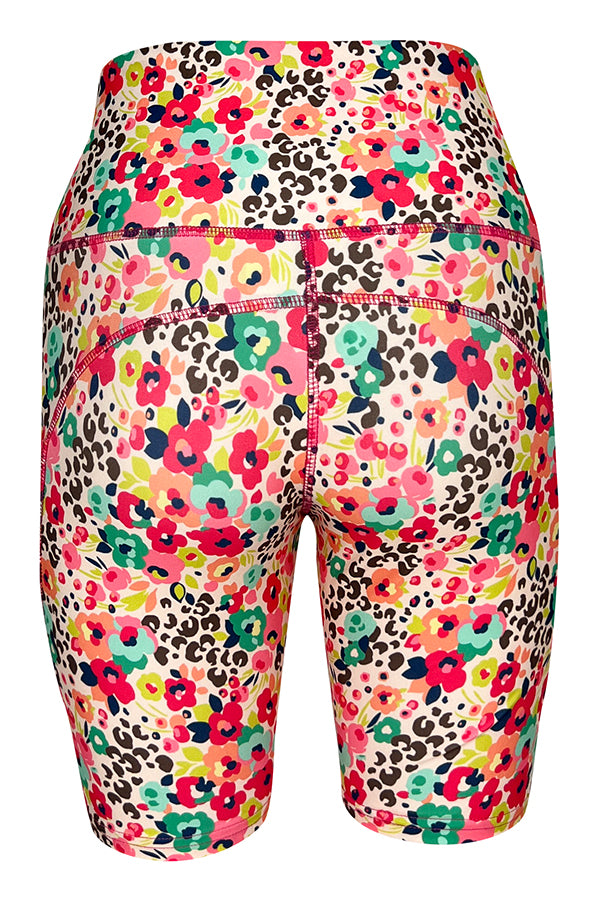 Wildflower Safari Shorts + Pockets-Pocket Shorts