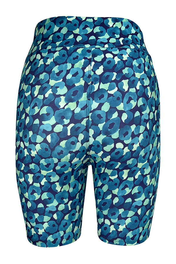Leopard Lagoon Shorts-Shorts