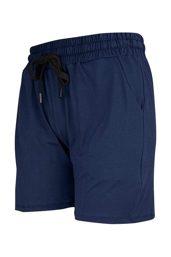 Navy Magic Jogger Shorts-Jogger Shorts