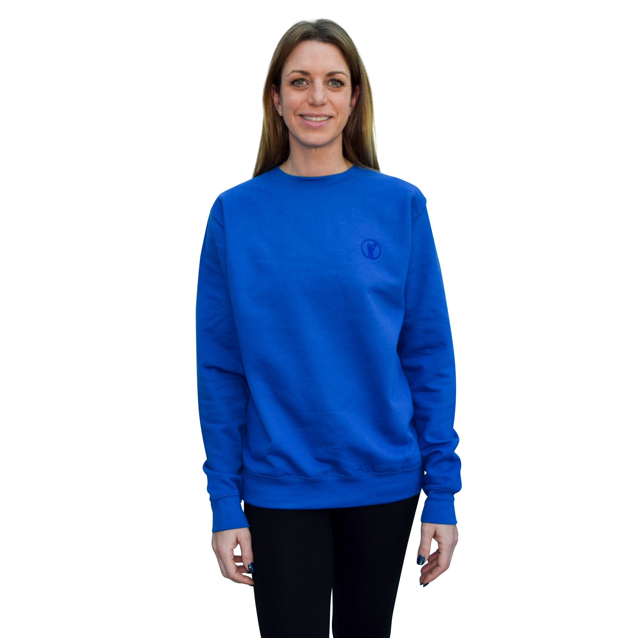 Blue Royale Llama Sweatshirt-Jumpers
