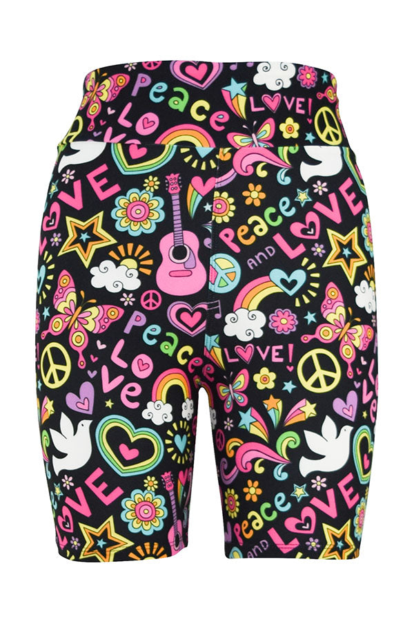 Peace & Love Shorts-Shorts