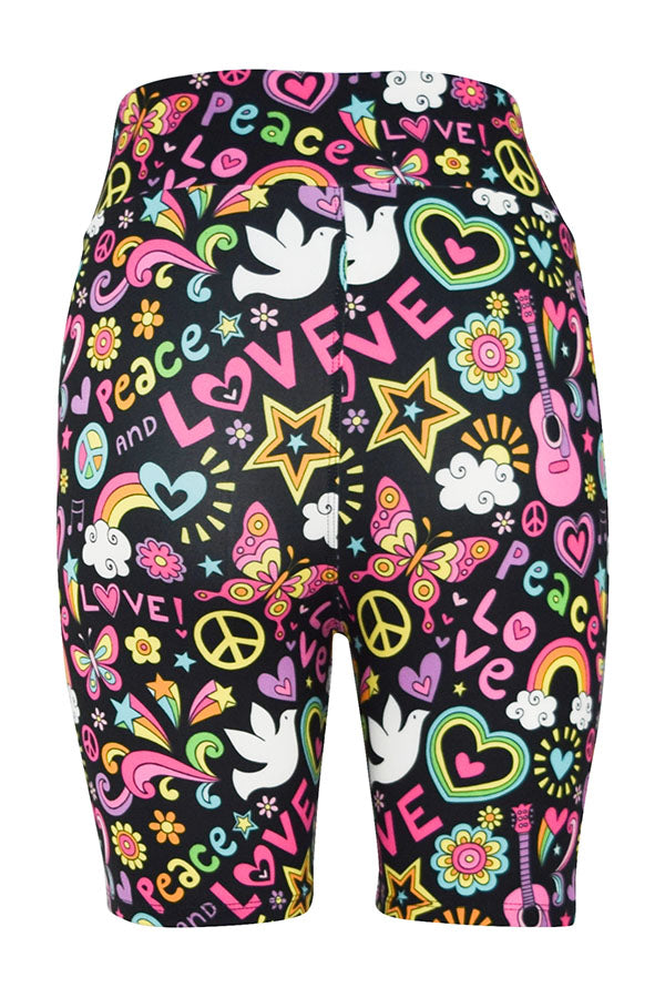 Peace & Love Shorts-Shorts
