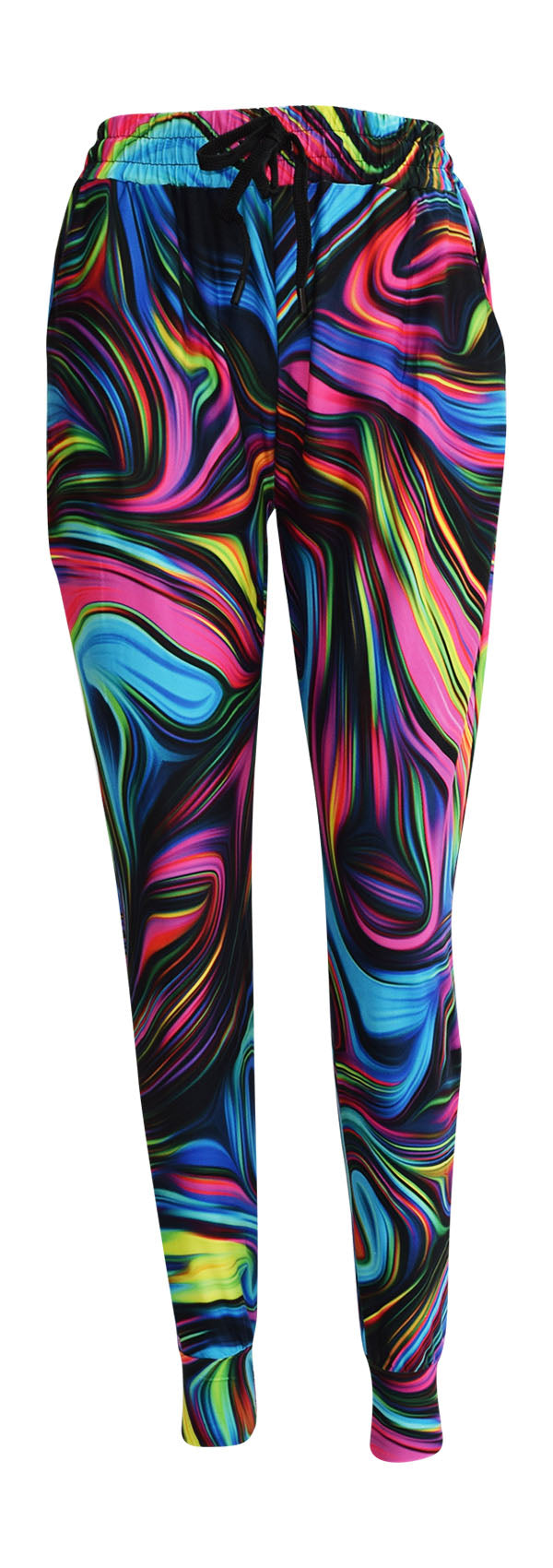 Neon Swirl Lejoggers-Joggers