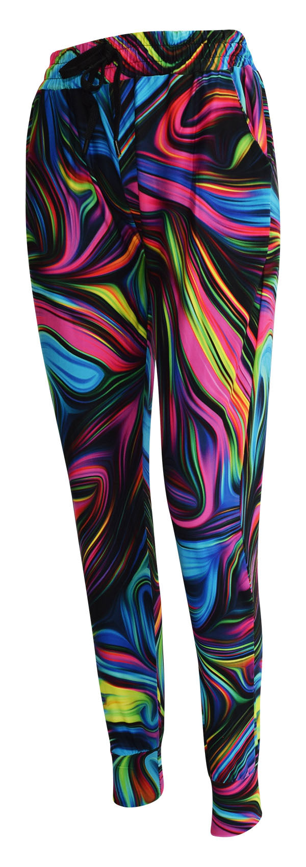 Neon Swirl Lejoggers-Joggers