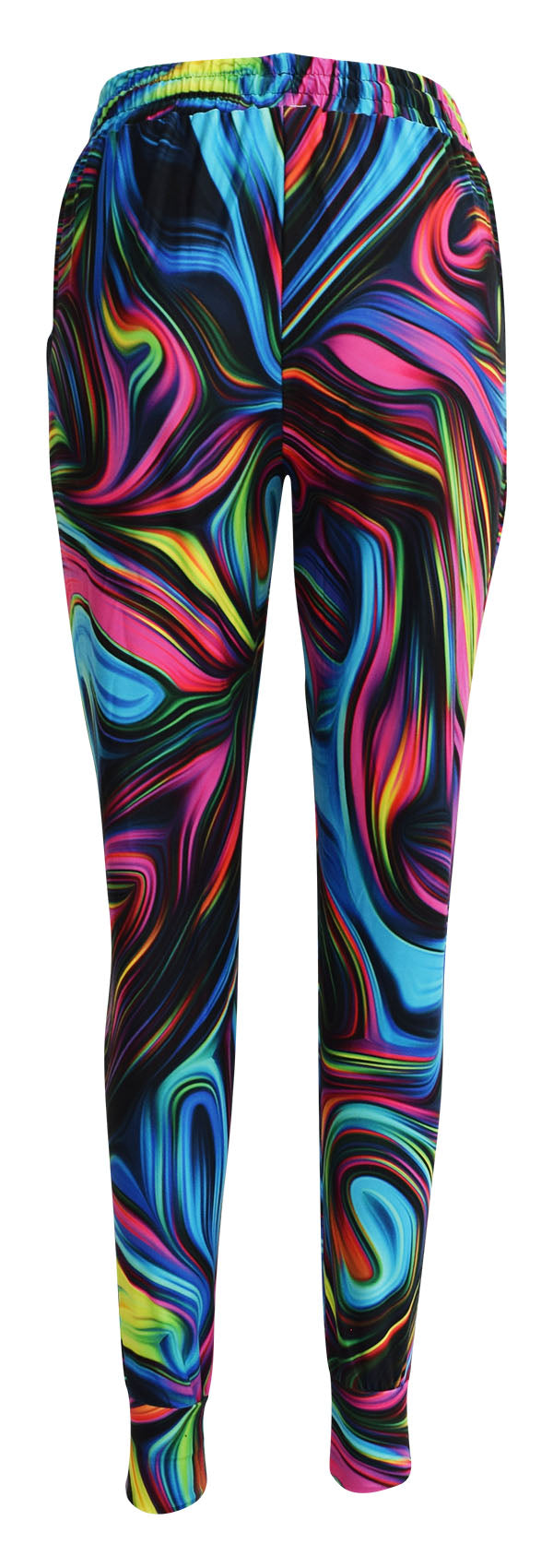 Neon Swirl Lejoggers-Joggers