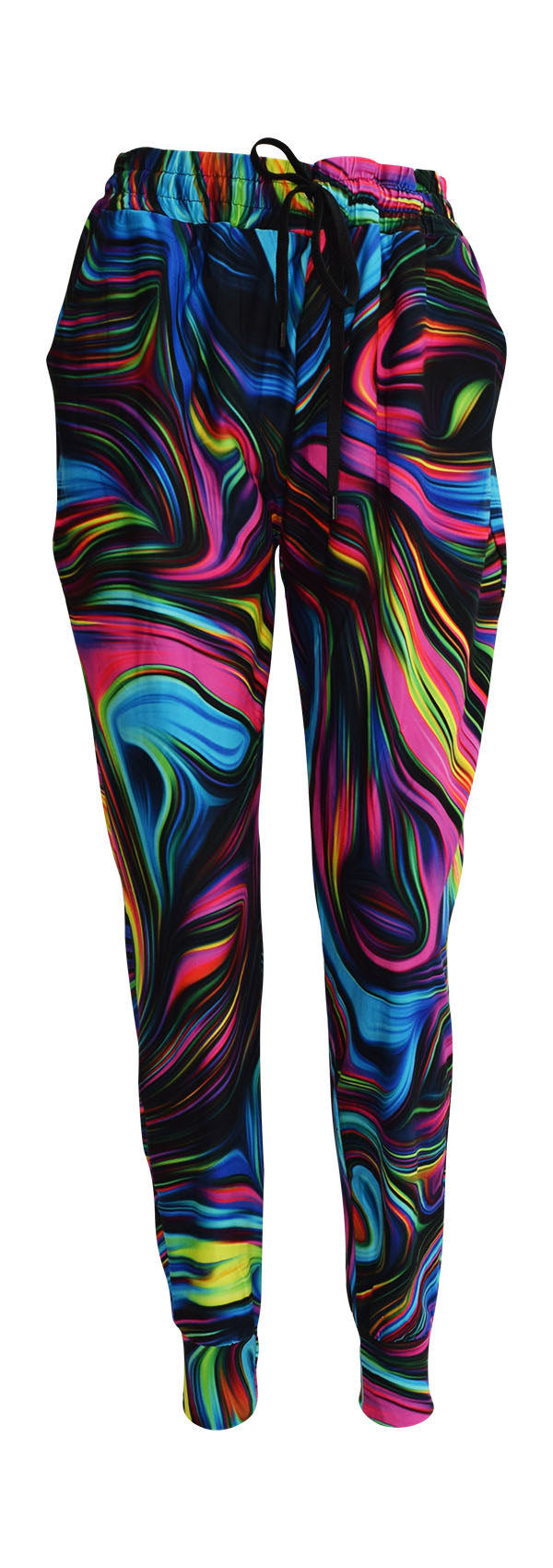 Neon Swirl Lejoggers-Joggers