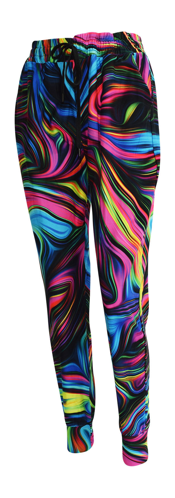 Neon Swirl Lejoggers-Joggers